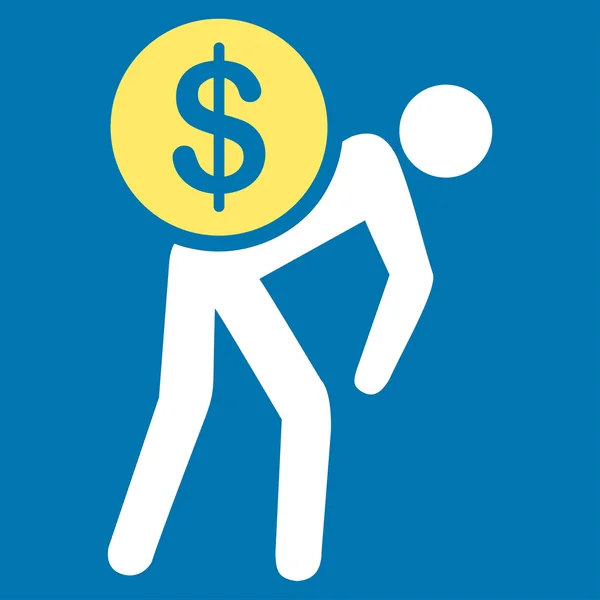 Money courier icon — Stock Photo, Image