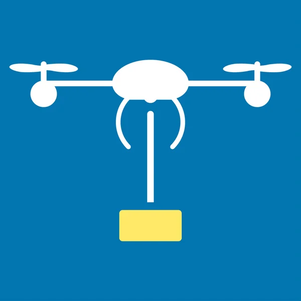 Copter shipment icon — Stock Photo, Image