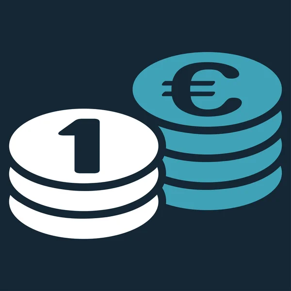 Mynt 1 euro ikonen — Stockfoto