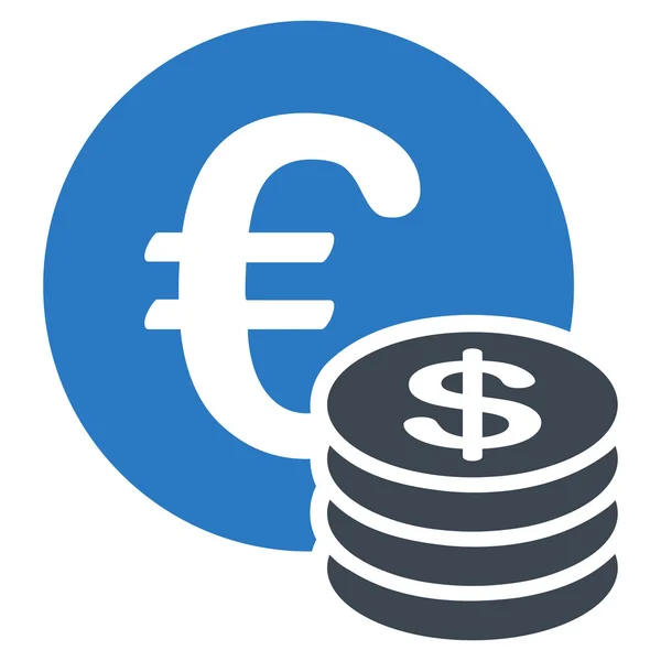 Dollar munt stapel pictogram — Stockfoto