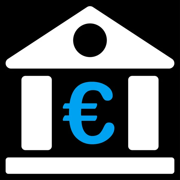 Pictogram bankgebouw — Stockfoto