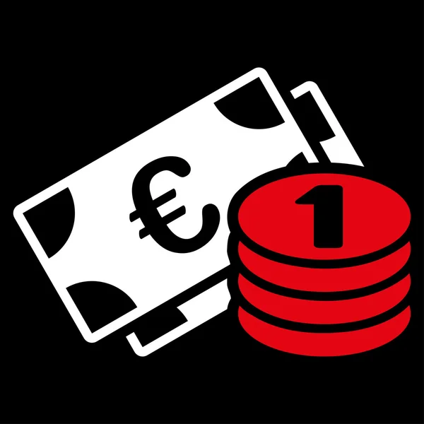 Euro money icon — Stock Photo, Image