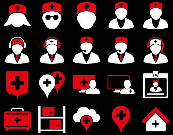 Set di icone mediche — Foto Stock