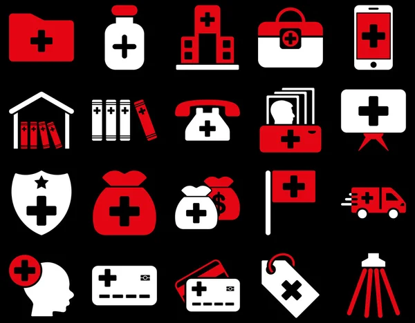 Medical icon set — Stock Photo, Image