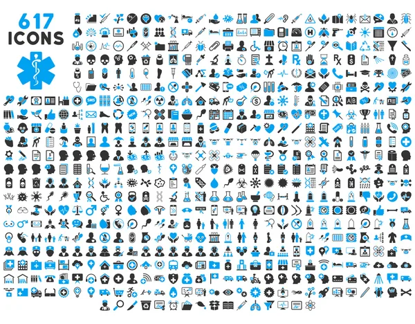 Verzameling medische pictogrammen — Stockfoto