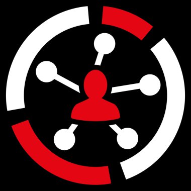 İlişkiler diyagram simgesi