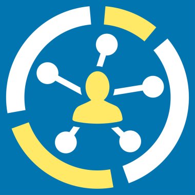 İlişkiler diyagram simgesi