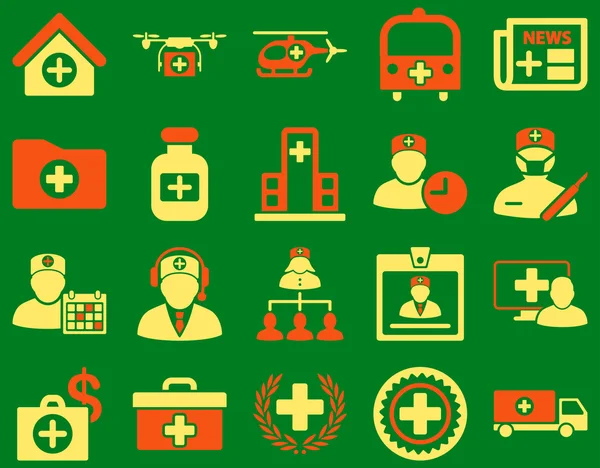 Set di icone mediche — Vettoriale Stock