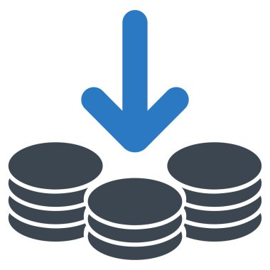 Ticaret kümesinden gelir simgesi