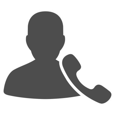 Telefon desteği simgesinden ticaret Set