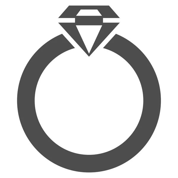 Diamond Ring Icon from Commerce Set — Stock Vector