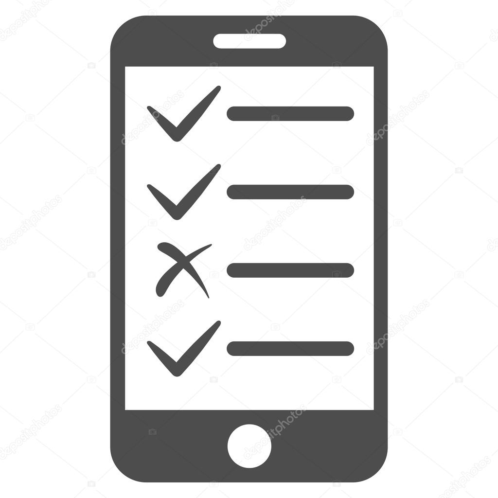 Mobile Tasks Icon from Commerce Set