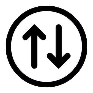 Düz siyah renkli yuvarlak raster simge çevirmek