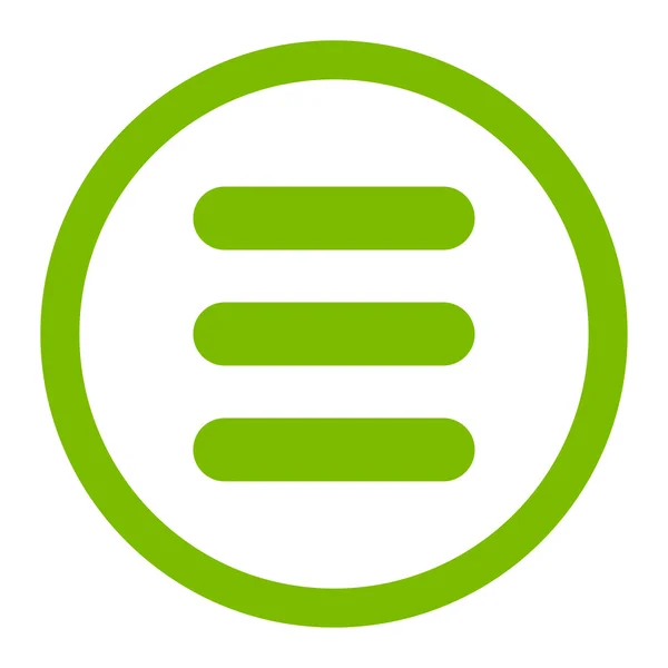 Verem lapos környezetbarát zöld színű lekerekített raszteres ikon — Stock Fotó