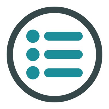 Düz yumuşak mavi renkte yuvarlanmış vektör simgesi