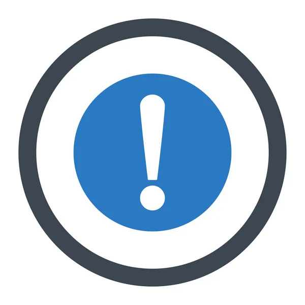 Problem flat smooth blue colors rounded vector icon — 스톡 벡터