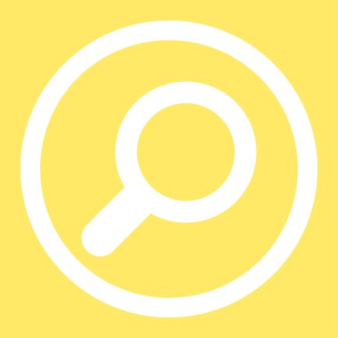 Görünüm düz beyaz yuvarlak renkli vektör simgesi