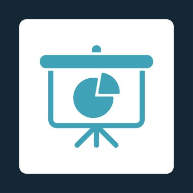 Pasta grafik gösteri simgesi