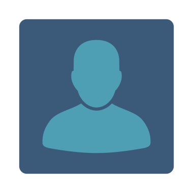 Müşteri düz simgesi