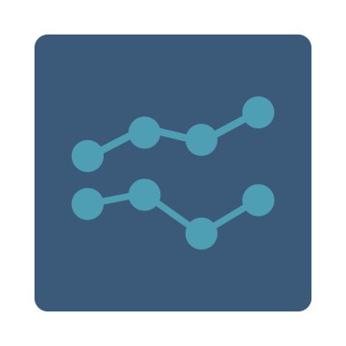 Eğilimleri düz simgesi