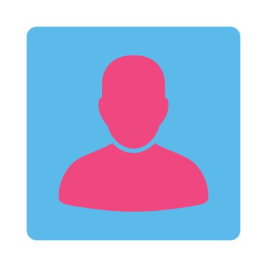 Müşteri düz simgesi