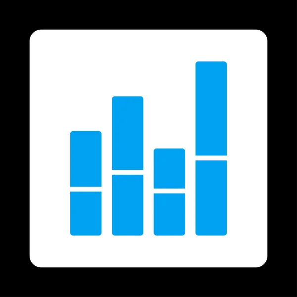 Ícone de gráfico de barras — Vetor de Stock