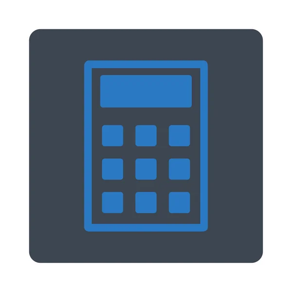 Ícone plano da calculadora — Vetor de Stock