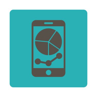 Mobil grafikler simgesi