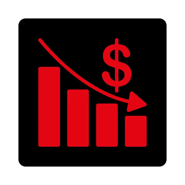 Rezessionsikone — Stockvektor