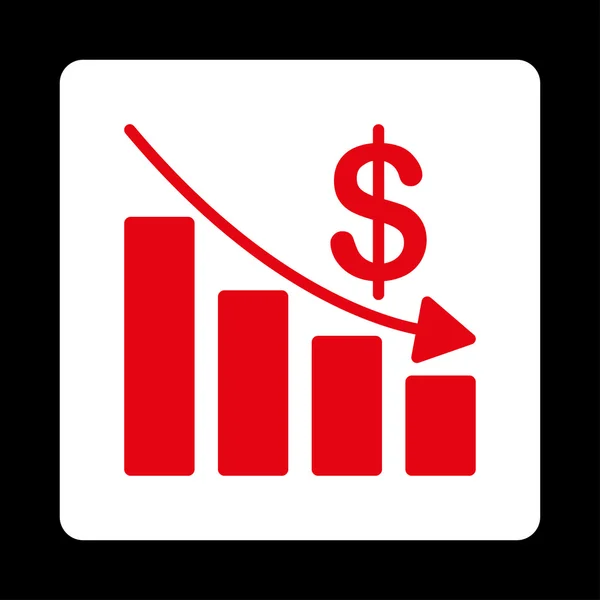 Rezessionsikone — Stockvektor