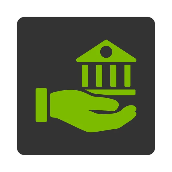 Icono de servicio bancario — Vector de stock