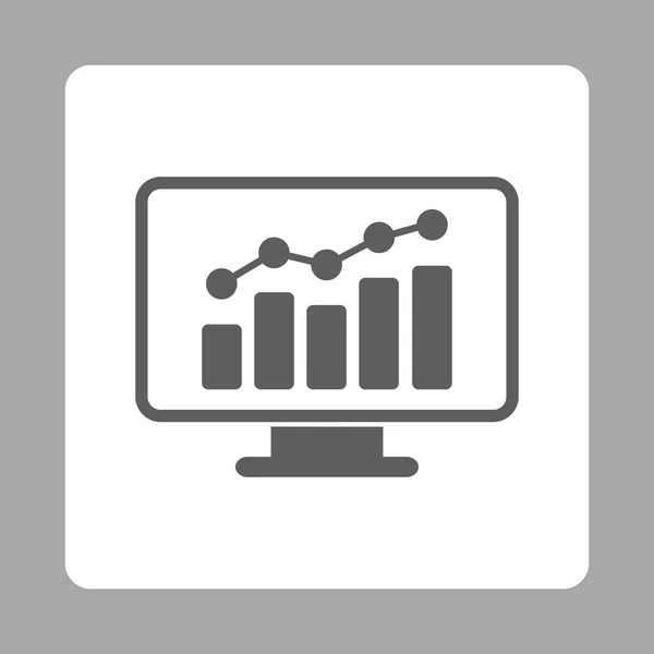 Ícone de monitorização — Vetor de Stock