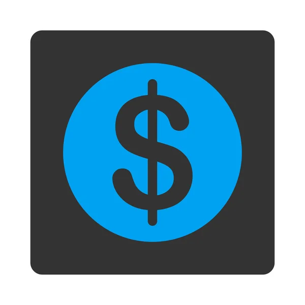Dollar munt pictogram — Stockvector
