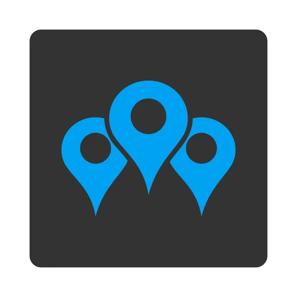 Locaties pictogram — Stockvector