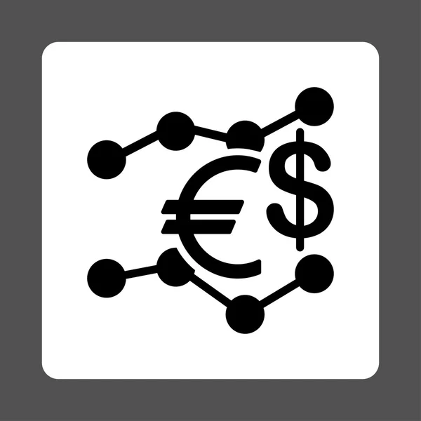Icona delle tendenze valutarie — Foto Stock
