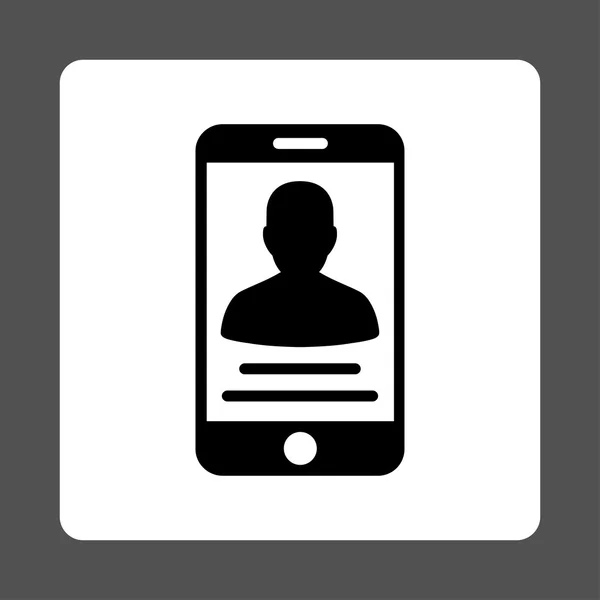 Icono de cuenta móvil —  Fotos de Stock