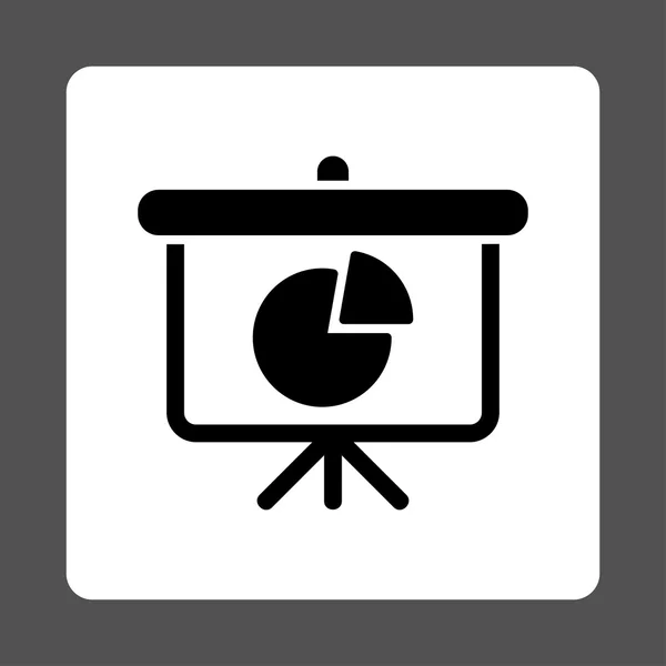 Pie Chart Demonstration Icon — Stock Photo, Image