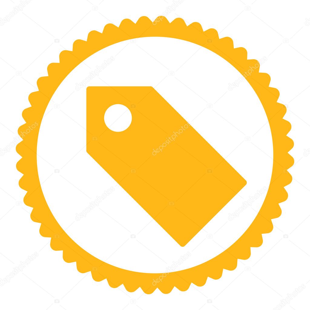 Download Tag Flat Yellow Color Round Stamp Icon Stock Photo C Ahasoft 81121068 PSD Mockup Templates