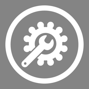 Özelleştirme düz beyaz yuvarlak renkli vektör simgesi