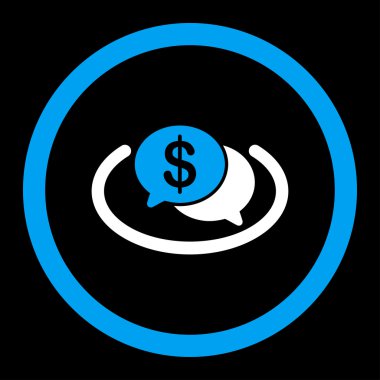 Finansal ağ simgesini