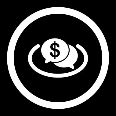 Finansal ağ simgesini