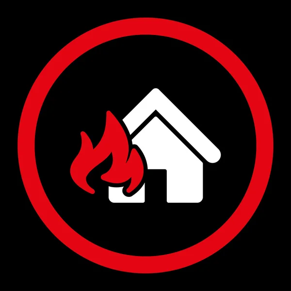 Fire Damage icon — Stock Vector