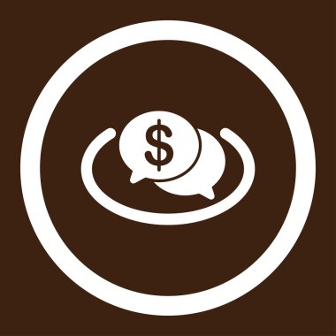 Finansal ağ simgesini