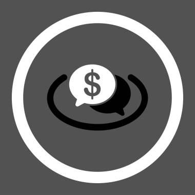 Finansal ağ simgesini