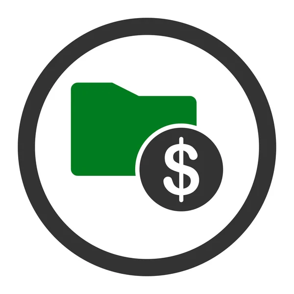 钱文件夹图标 — 图库矢量图片