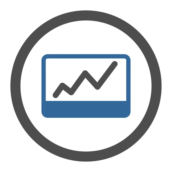 Ícone do mercado de ações — Vetor de Stock