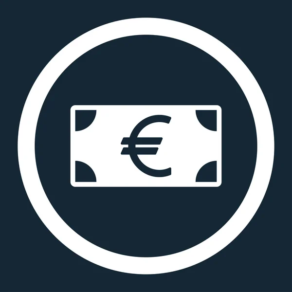 Icône des billets en euros — Image vectorielle