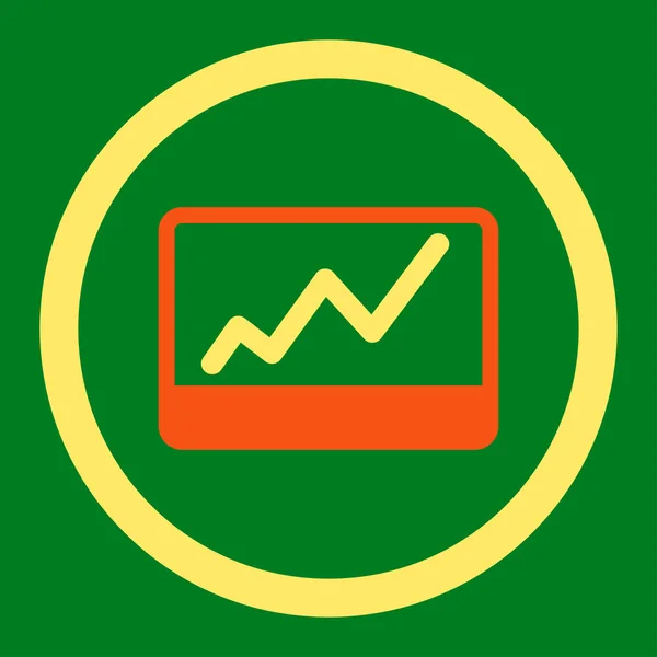Ícone do mercado de ações — Vetor de Stock
