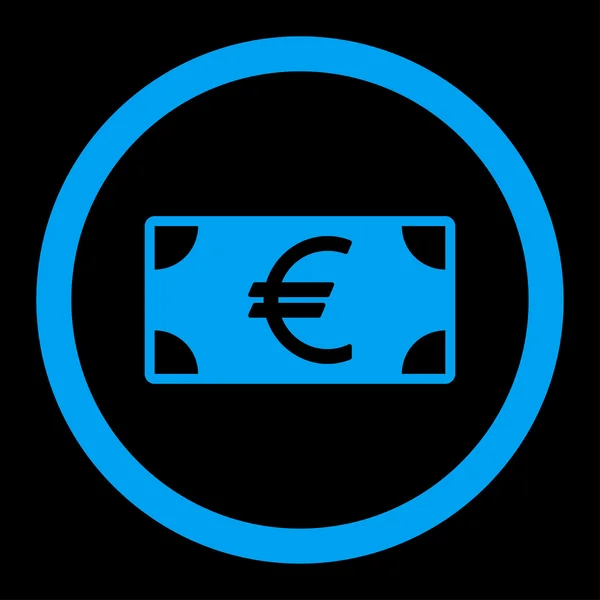 欧元钞票图标 — 图库照片