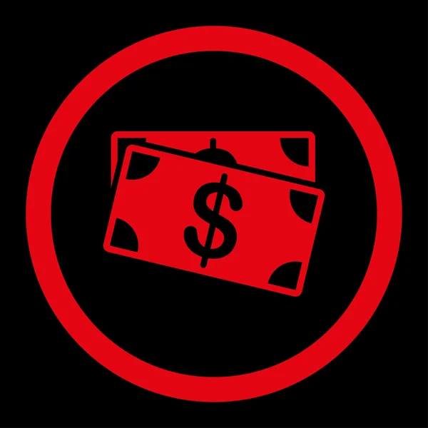 Doları banknot simgesi — Stok fotoğraf